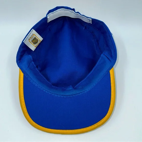 Vintage 1980s/90s NHL Buffalo Sabres Blue/Yellow Painters Hat
